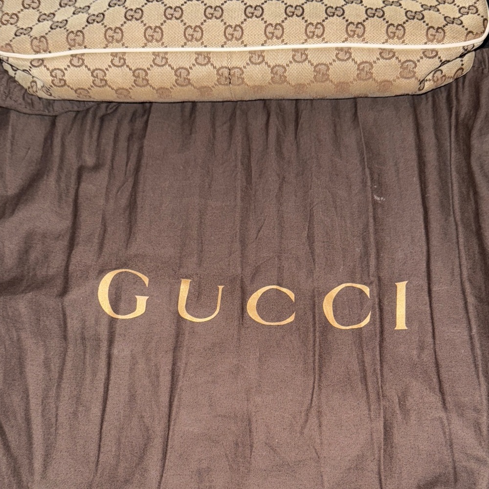 Gucci Tan and Brown purse